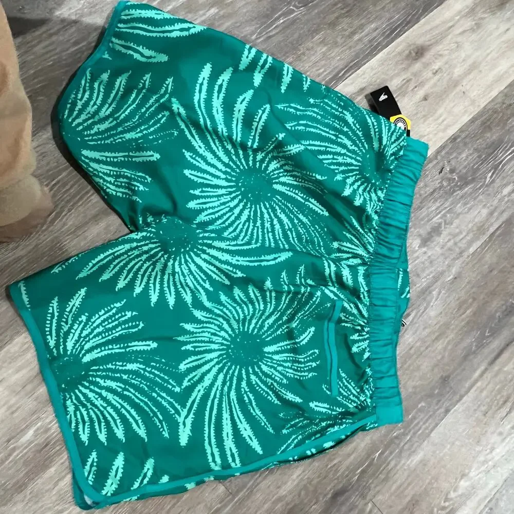 Speedo Green Tropical Swim Trunk Size XL